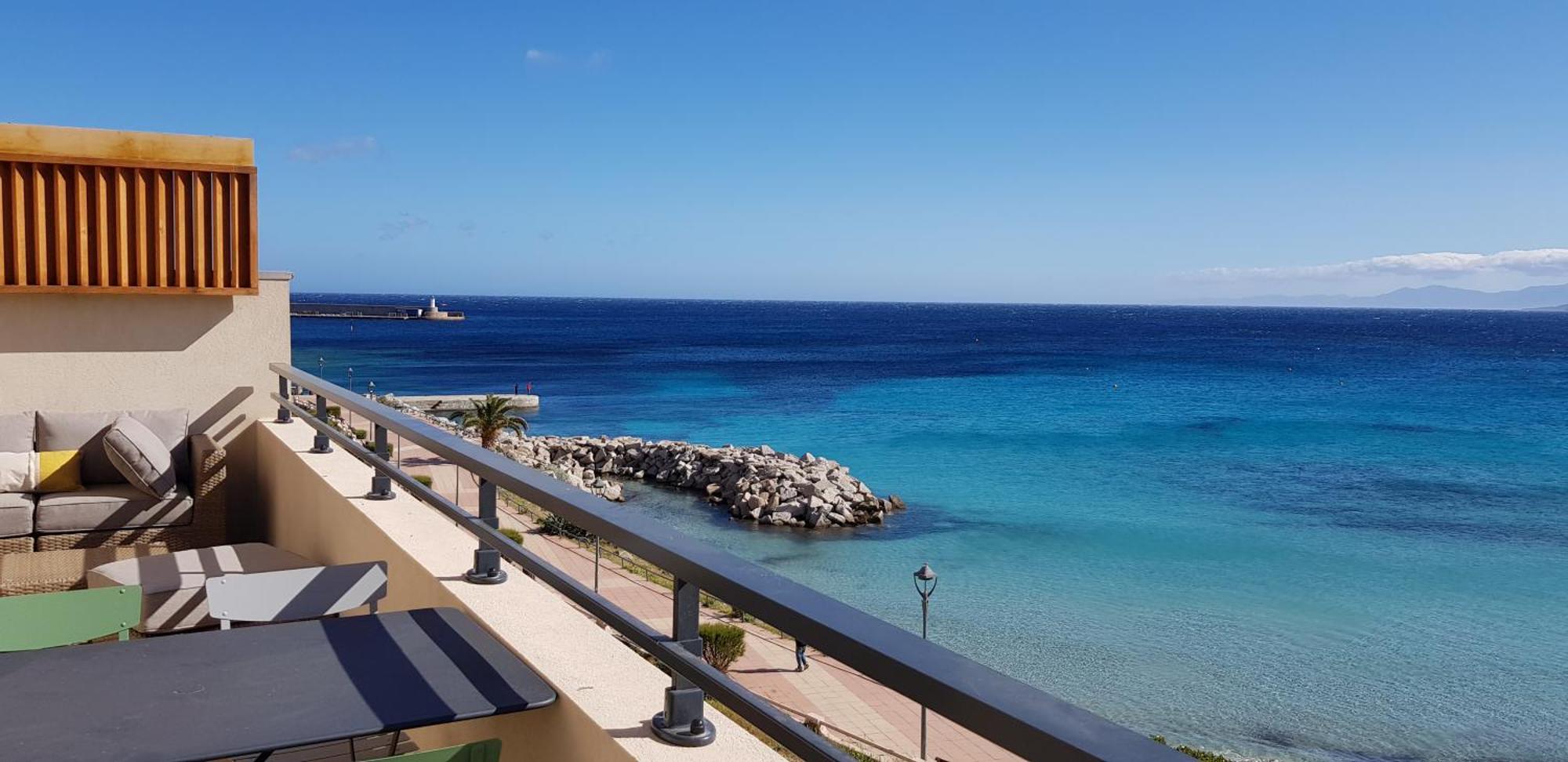 Ferienwohnung L'Ambre LʼÎle-Rousse Exterior foto