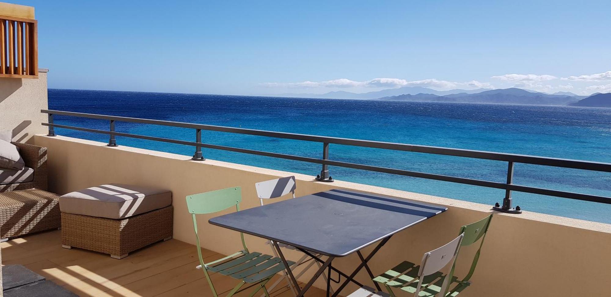 Ferienwohnung L'Ambre LʼÎle-Rousse Exterior foto